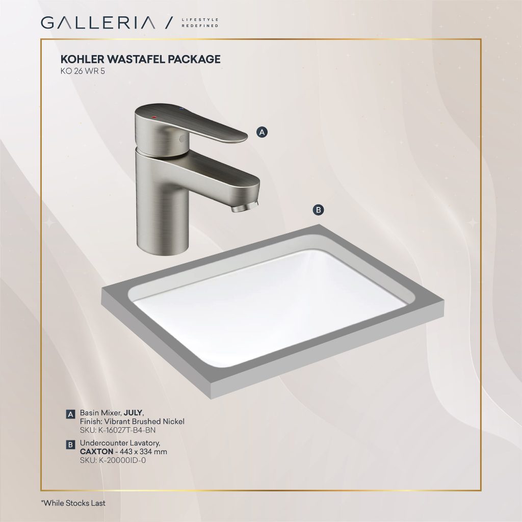 Kohler Wastafel Package / Kohler Paket Wastafel