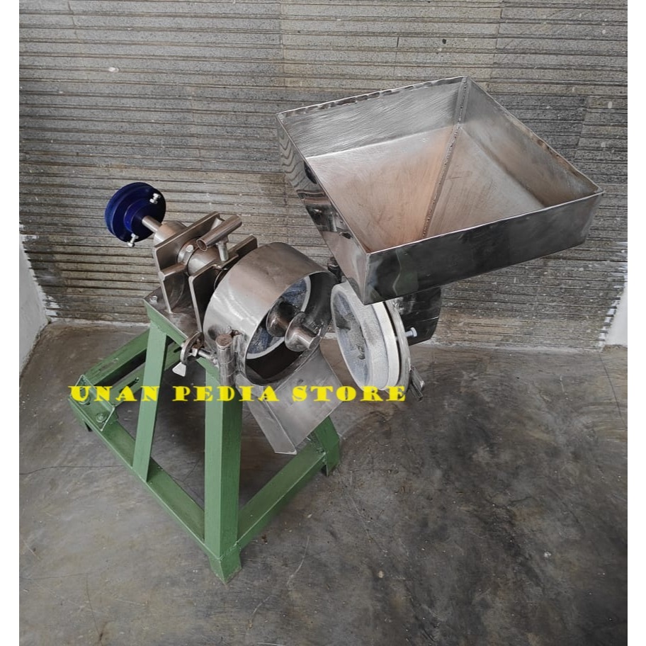 Mesin Giling Bumbu 10 Inchi Stainless - Mesin Giling Cabe Ukuran 10" - Mesin Penggiling Bumbu Basah