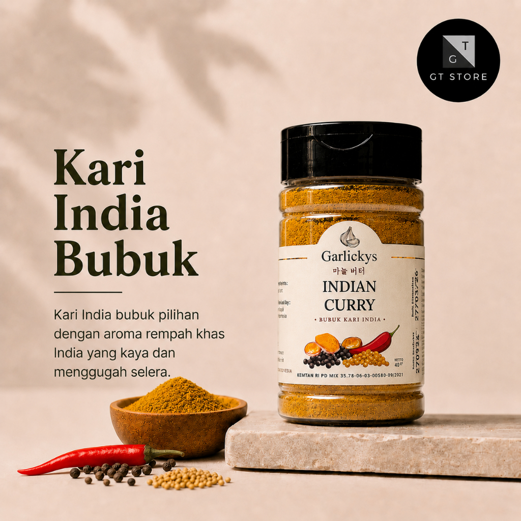 Bumbu Kari India / Bubuk Kari India / Kare India / Indian Curry Powder Premium Quality by GARLICKYS