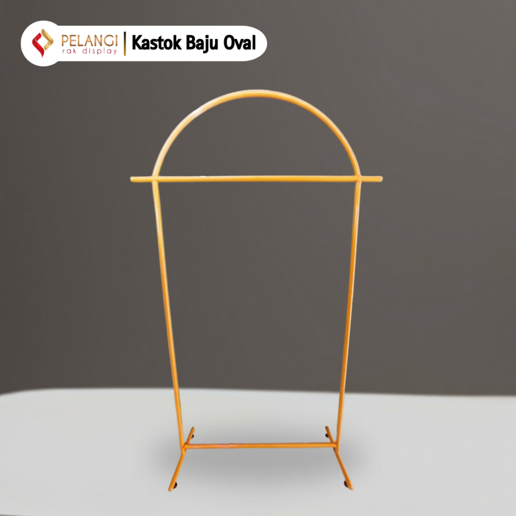 Gawang Oval Gold / Gantungan Baju Oval / Kastok Baju / Gawang Baju / Gantungan Baju