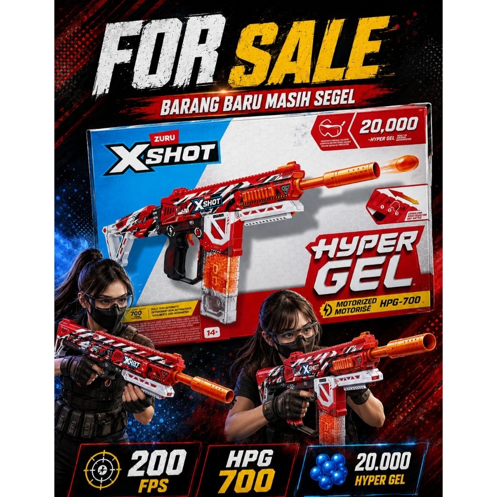 Mainan anak  Hyper Gel Xshot 20.000