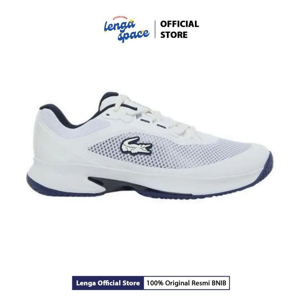 Sepatu Tenis Pria Lacoste Tech Point Men's Tennis Shoes - White (51SMA0022) Original
