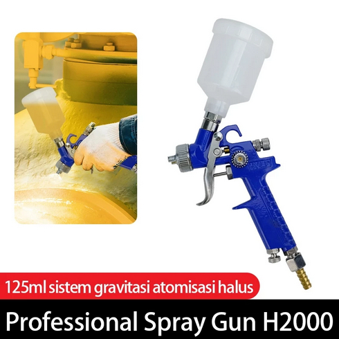 Mini Spray Gun Cat Mobil Motor Furniture Spray Gun Cat HVLP H2000 0.8mm