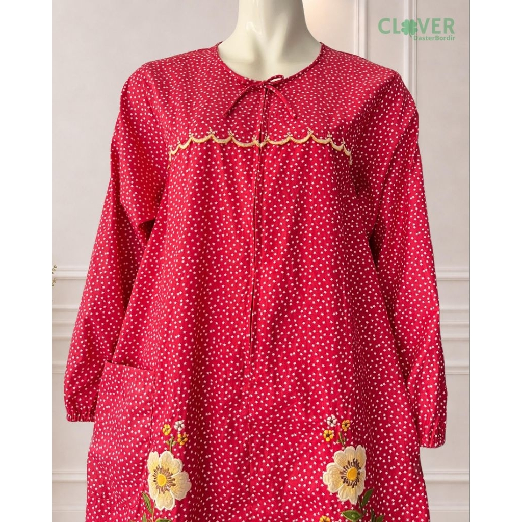 Longdress katun Jepang Tokai - longdress bordir- gamis katun Jepang bordir - lpj 3