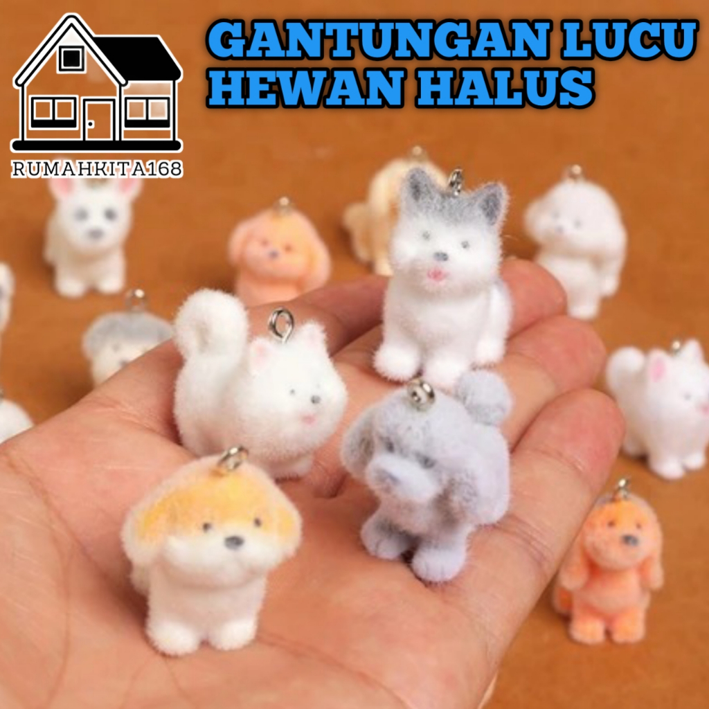 Gantungan Hp Strap Handphone Tas Corgi Rabbit Marmot Lucu Aesthetic