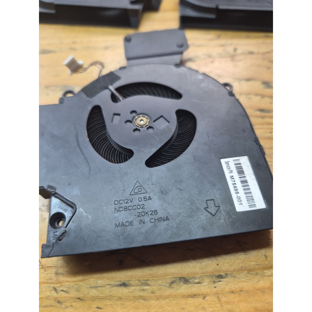 GPU Cooling Fan Laptop HP OMEN 16-B 16-C M75487-001 Second Copotan Original