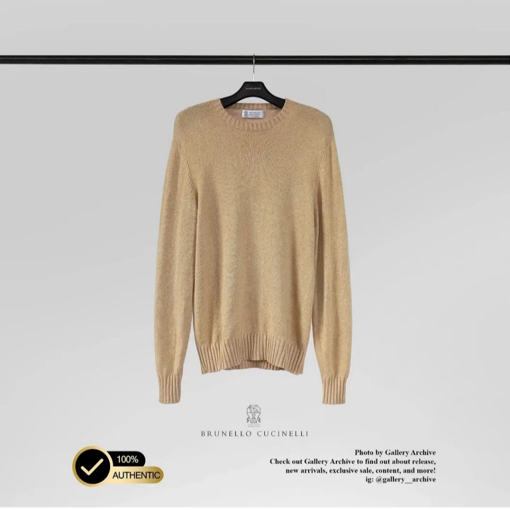 Brunello Cucinelli Cashmere Sweater Authentic