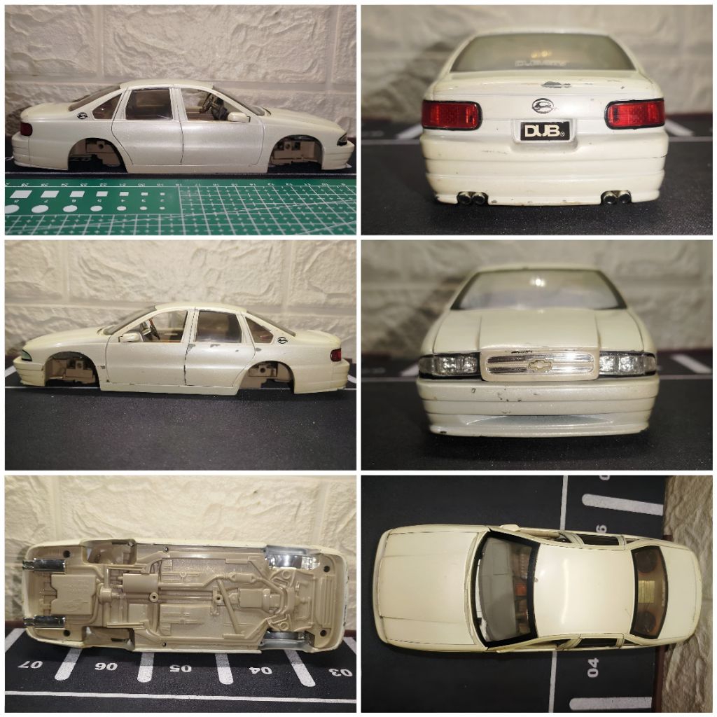 JADA Chevrolet impala loose body - scale 1:24 - miniatur pajangan display - bahan costum