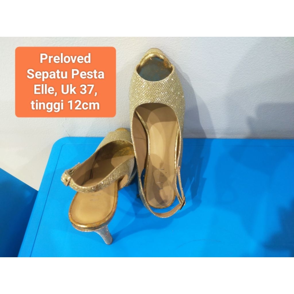Preloved Sepatu Pesta Elle, Ukuran 37