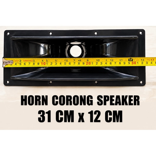 HORN Corong Tweeter Tuiter Twitter ukuran 31cmX12cm Plastik Tebal