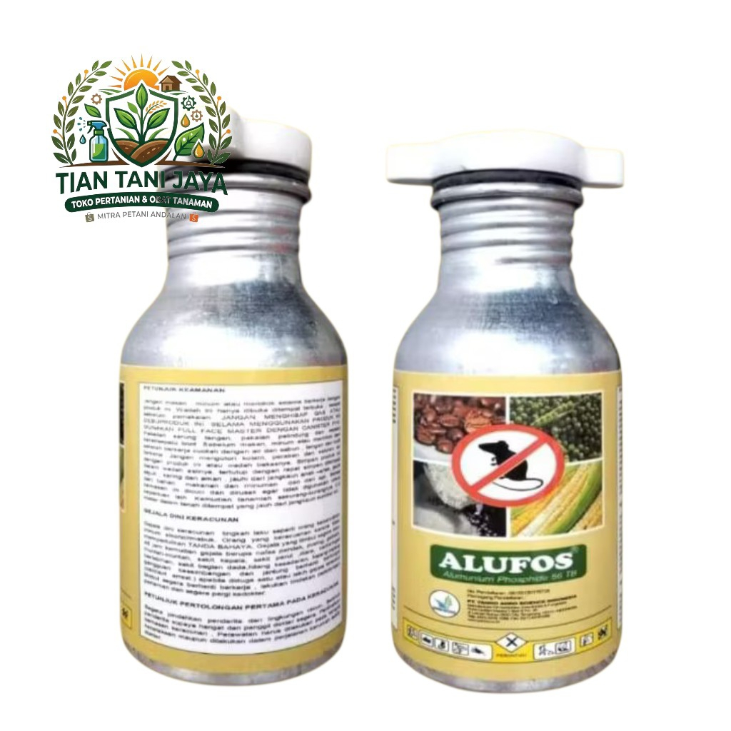 OBAT TIKUS AMPUH ALUFOS 56 TB isi 90gr Rodentisida Alumunium Phosphide Tablet Pembasmi Tikus Kutu Ha