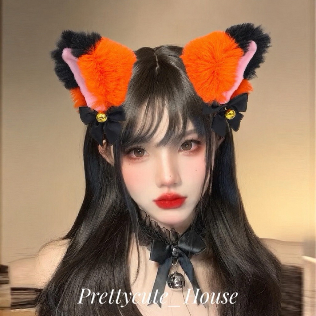Bando Kucing Lonceng Cosplay Nekomimi Jumbo / Bando Kucing Cosplay Tiktok / Bando Kucing Lonceng Bul