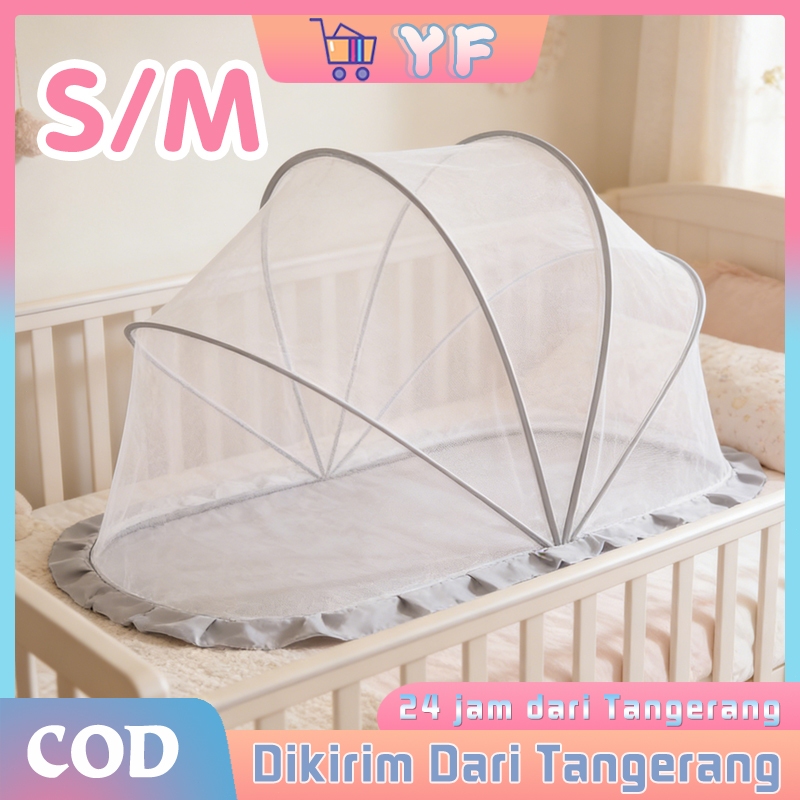 Tenda Tempat Tidur Anak Portable Kelambu Lipat Bayi Tempat Tidur Bayi Anti Nyamuk
