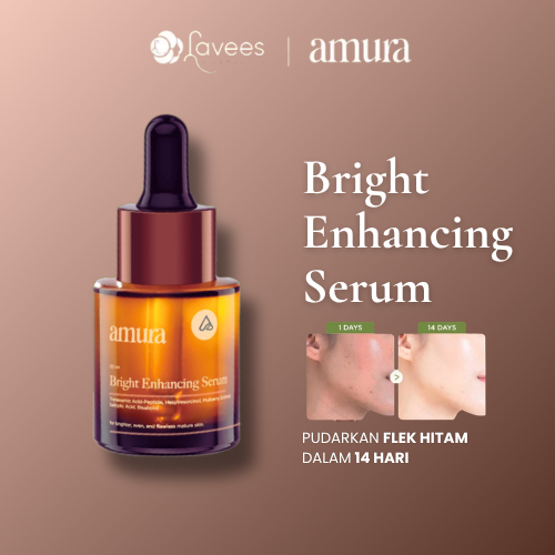 Lavees x Amura - Bright Enhancing Serum 20ml | Mencerahkan Wajah Menghilangkan Noda Hitam Flek 20 ml