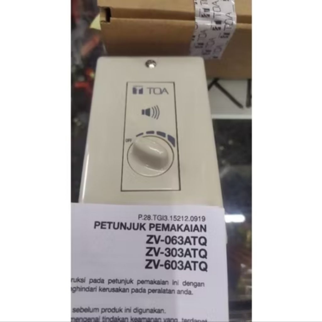 Volume Control TOA 60W ZV-603ATQ Volum Control 60 Watt ZV 603 ATQ ZV603ATQ Original