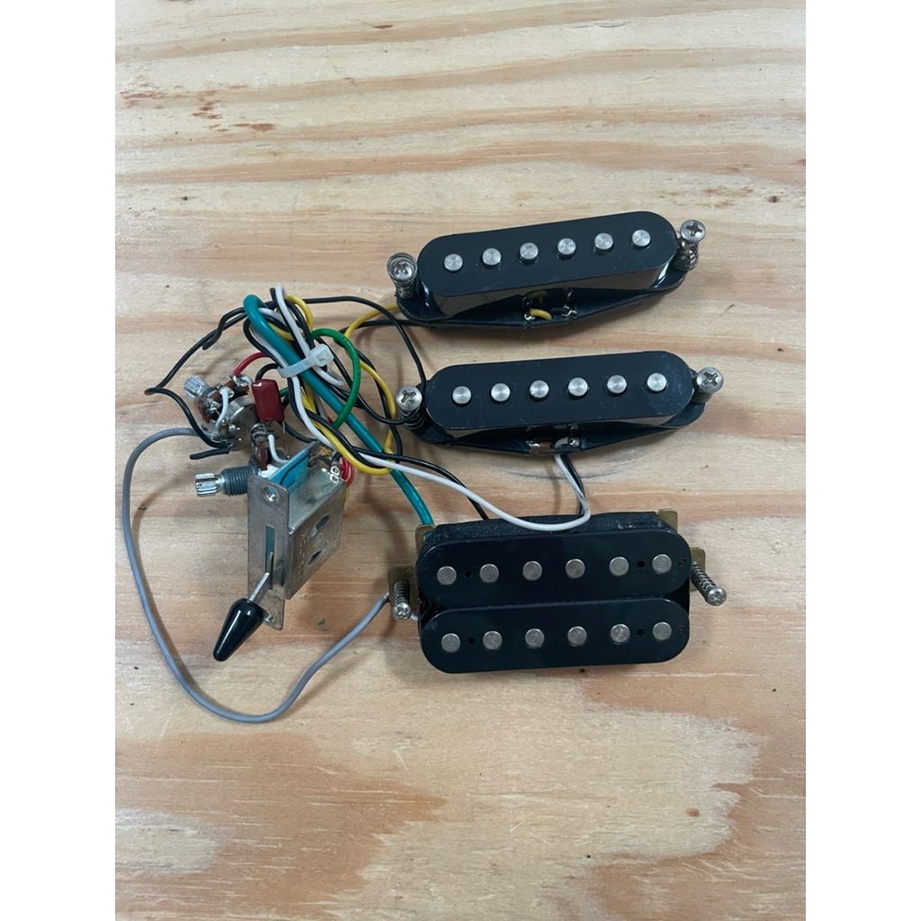 pickup set wiring guitar cort original hss