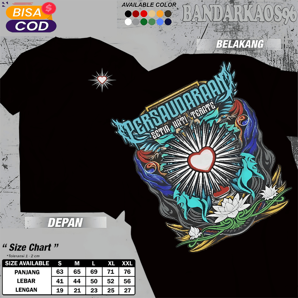 bandarkaos96 Kaos PSHT Terate "Terate 1922" - Kaos Psht /Sh Terate/1922