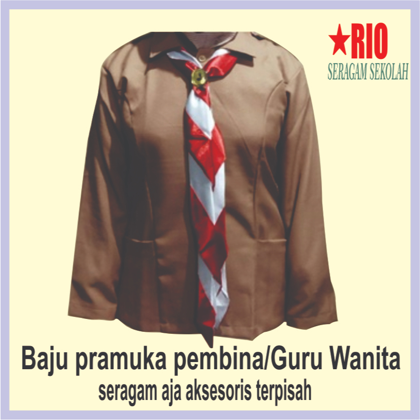 BAJU PRAMUKA GURU/ PEMBINA PUTRI PANJANG