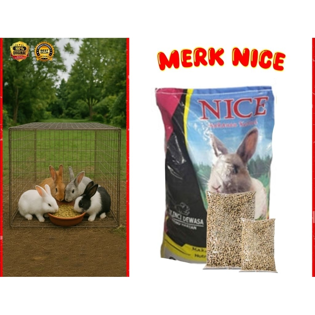 NICE KELINCI RABBIT FOOD PAKAN KELINCI