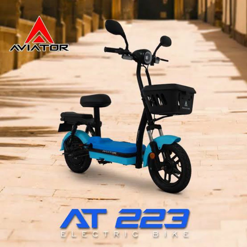 SEPEDA LISTRIK AVIATOR AT 223 KONDISI BARU
