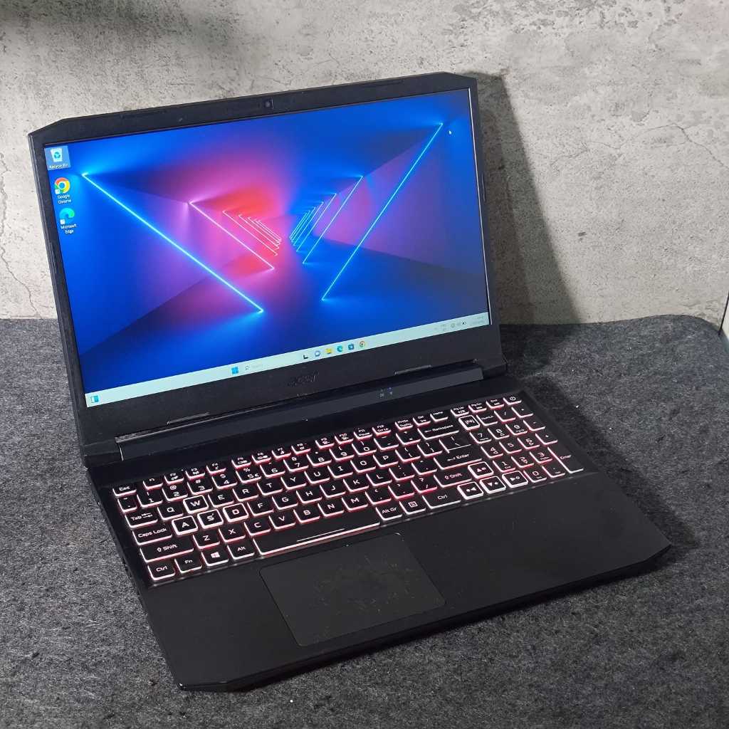 Acer Nitro 5 AN515 ryzen 7 rtx 3060 16gb ssd 512gb gaming kuat normal