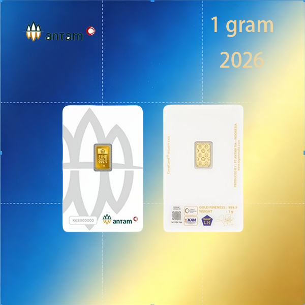 Gold Logam Mulia Antam Press 2026 ( LM ) 0.5/1 Gram