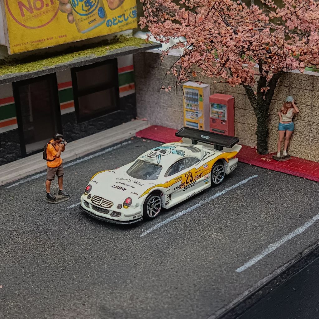 Hot wheels Mercedez clk lm custom lbwk