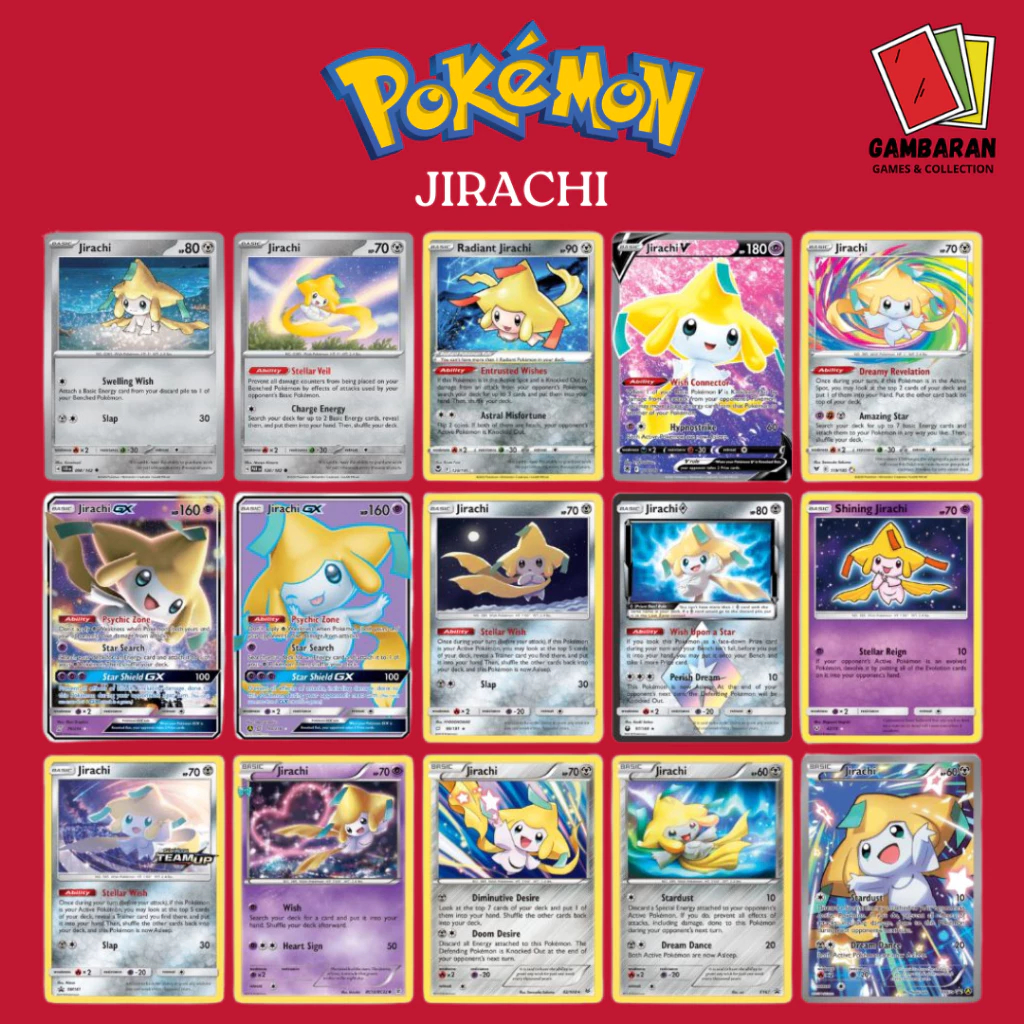 Jirachi SV8a SV3s CSV5C CSV9.5 Kartu Pokemon Indonesia Japan China TCG