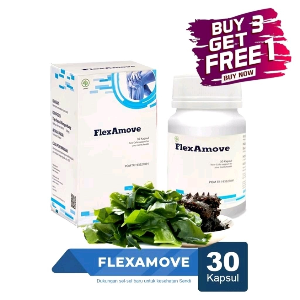 FLEXAMOVE Asli ( 30 Kapsul ) 100% Original Obat Nyeri Sendi