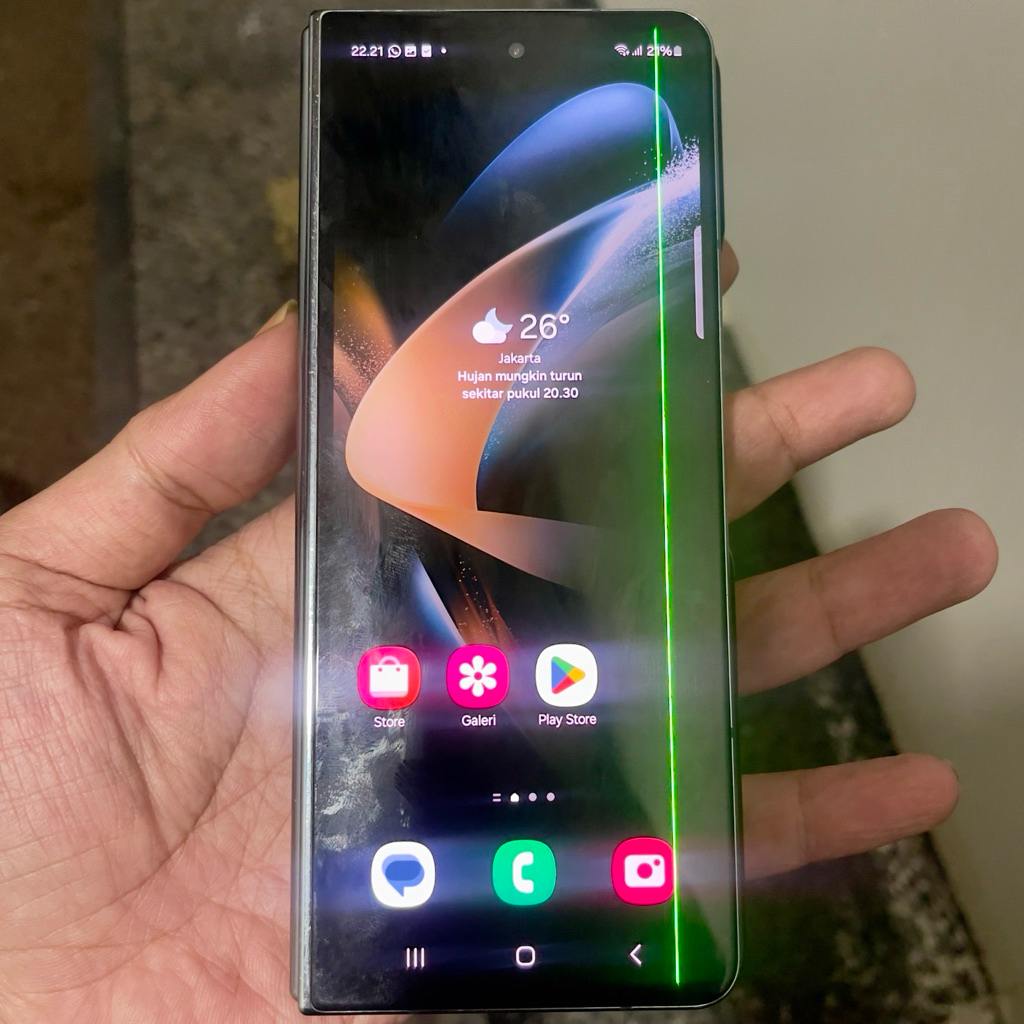 samsung z fold 4 ram 12 / 256 sein hp dus minus