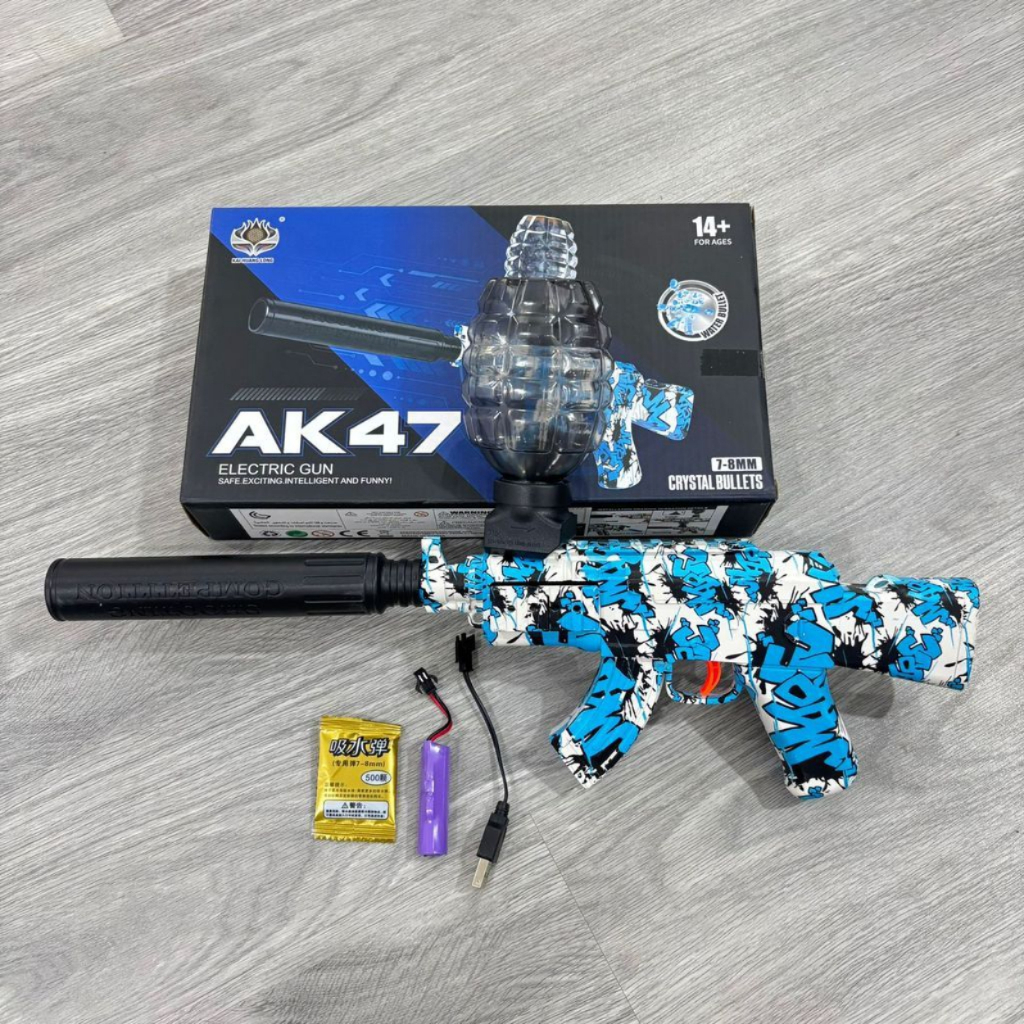 Izibro - Water Gell Blaster Mainan Pistol Nerf Anak Senapan Shotgun Tembakan WGB Edukasi Edukatif