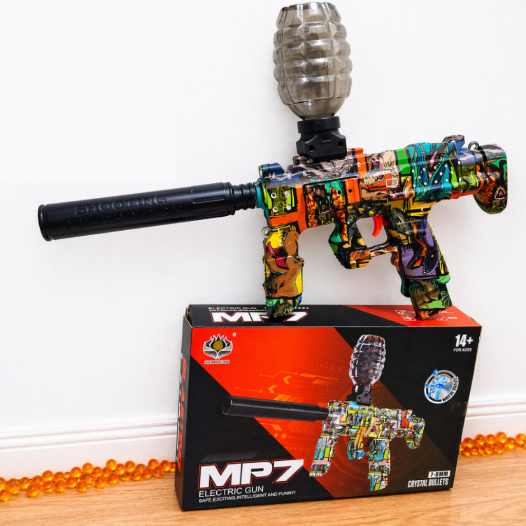 Izibro - Mainan Motorik Edukasi Anak Pistol Nerf Water Gell Blaster Senapan Shotgun Tembakan WGB