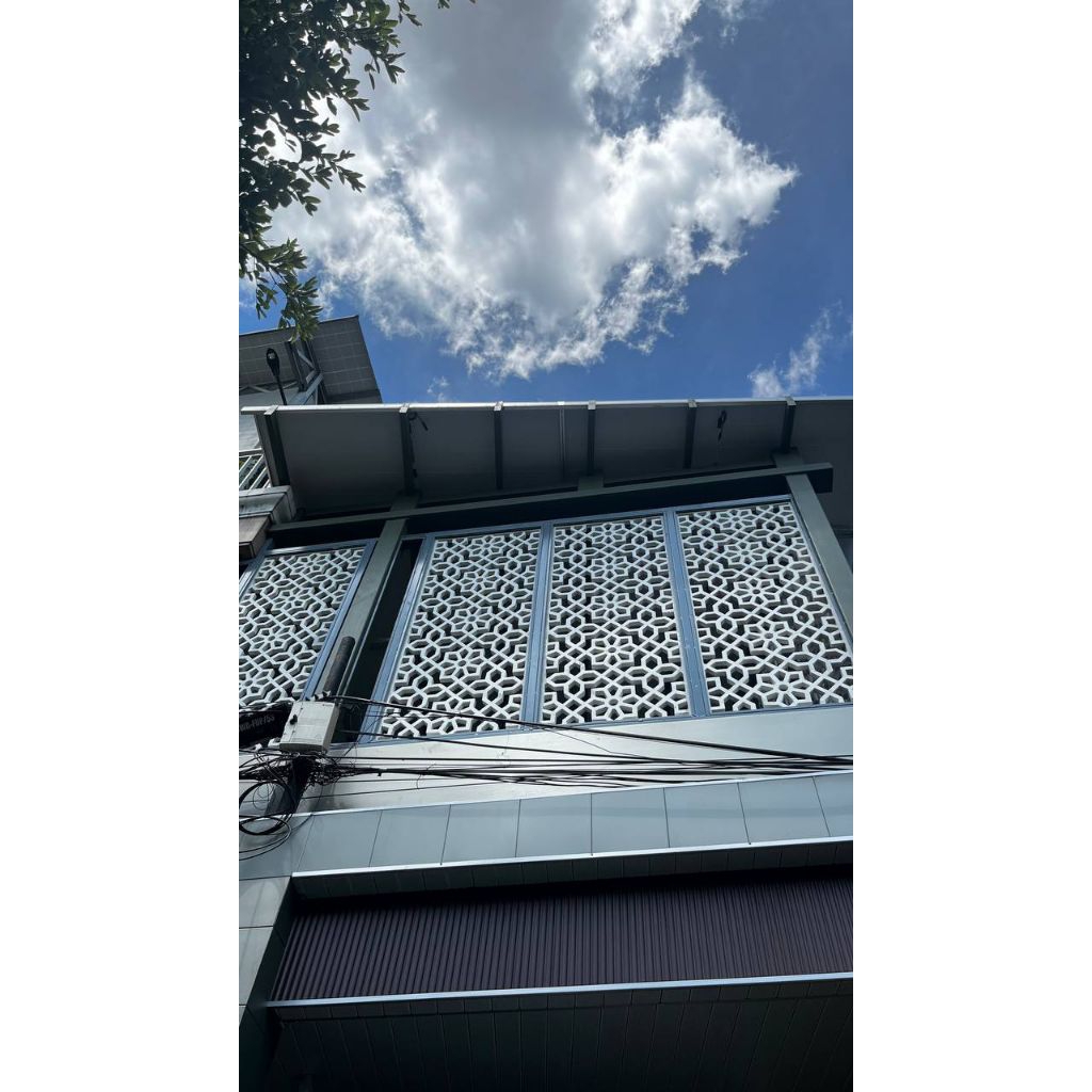 Krawangan GRC Teras Rumah Minimalis Fasad Dinding Luar Per Meter