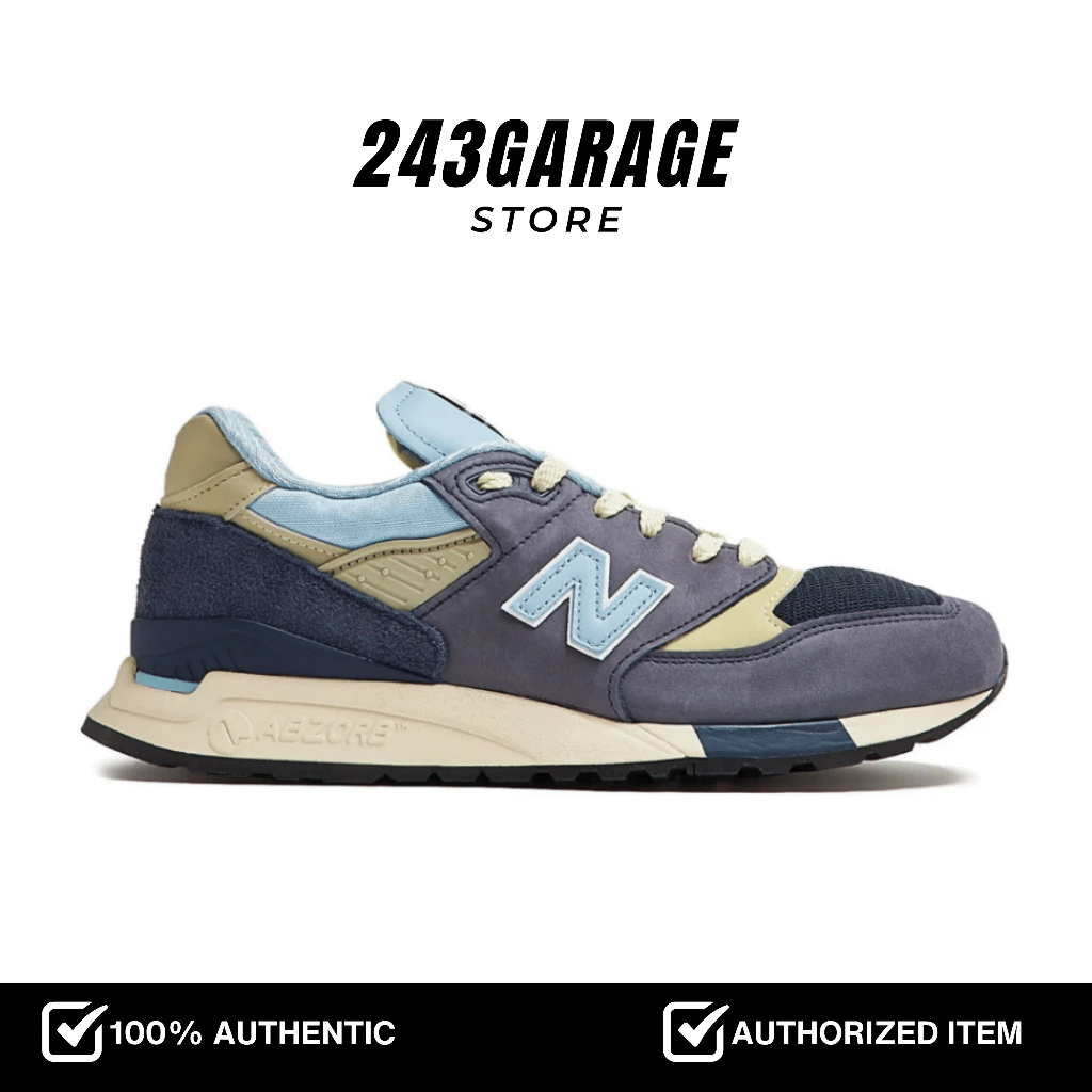 New Balance 998 MiUSA Navy Chrome Blue (U998CB) - Sneakers Original Resmi