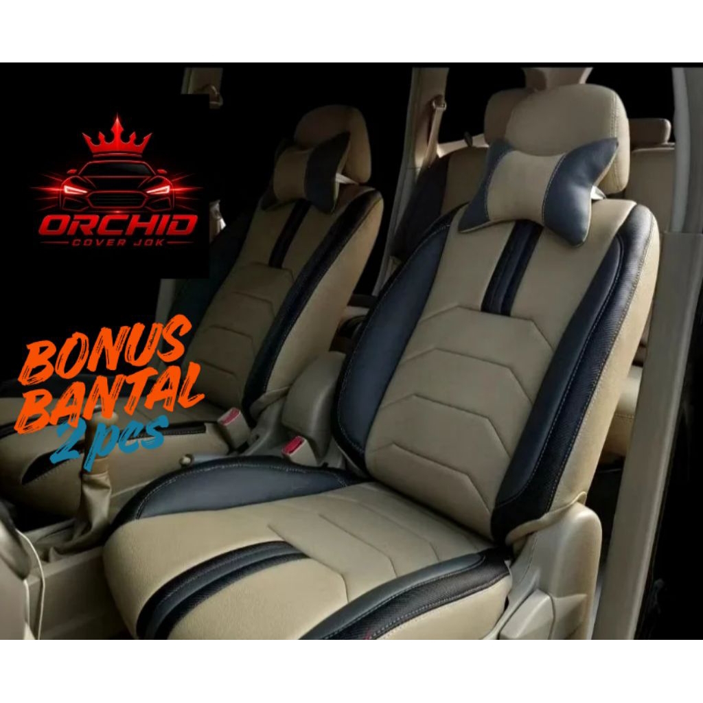 (Ready Stock) Sarung Jok Mobil Toyota Avanza 2010-2018 Full Set 3 Baris Jok