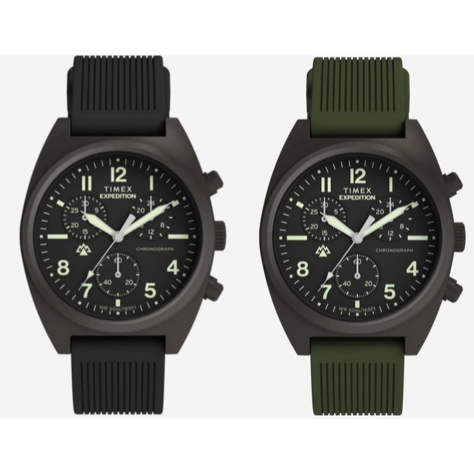 Timex TW2Y61000 Timex TW2Y61100 Expedition Capstone Chronograph 41mm Jam Tangan Pria Original Garans
