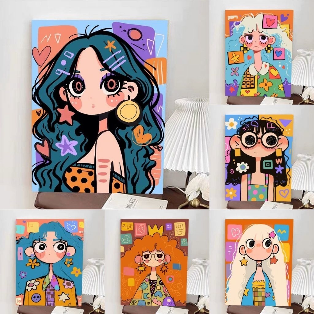 12 pcs poster dinding A5 girl aestetic/poster dinding kamar cewek aesthetic
