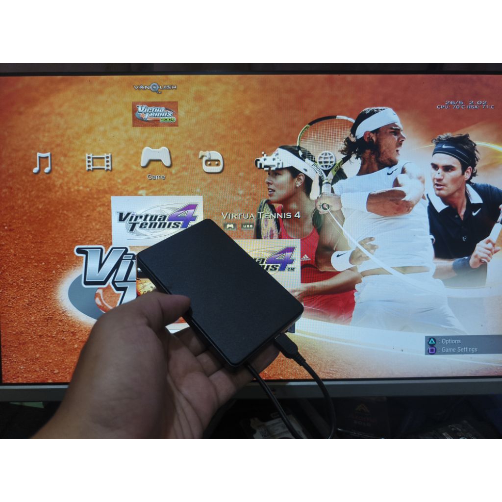 hardisk eksternal 250GB PS3