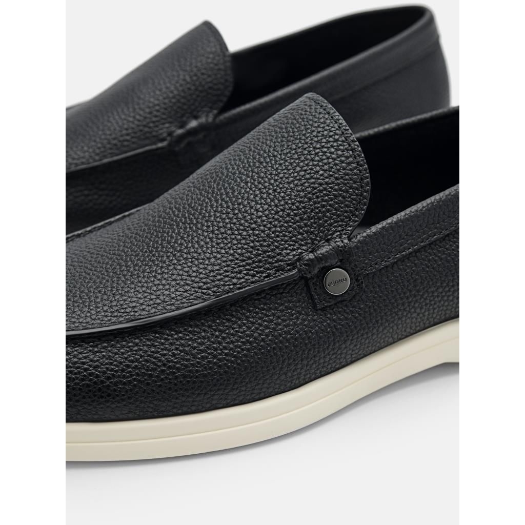 Pedro Men's Plain Authentic Loafers Shoes - Sepatu Kasual Pria Simple Kulit Asli Untuk Harian