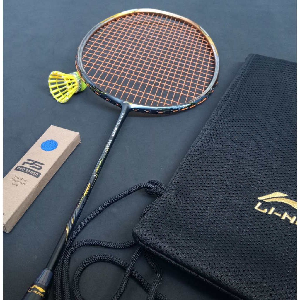 Raket badminton bulutangkis bekas second original lining 3d calibar 900