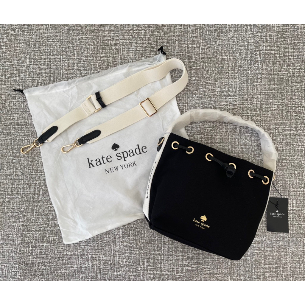 Tas KS Serut Black with White Strap