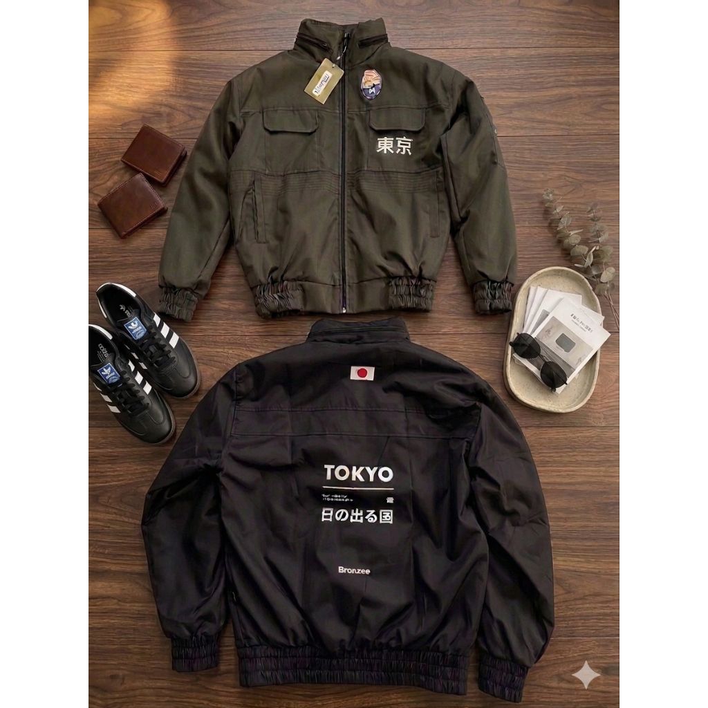 Jacket Parasut Bronze/Jacket Parasut Premium/Jacket Parasut Original/Jacket Parasut Pria