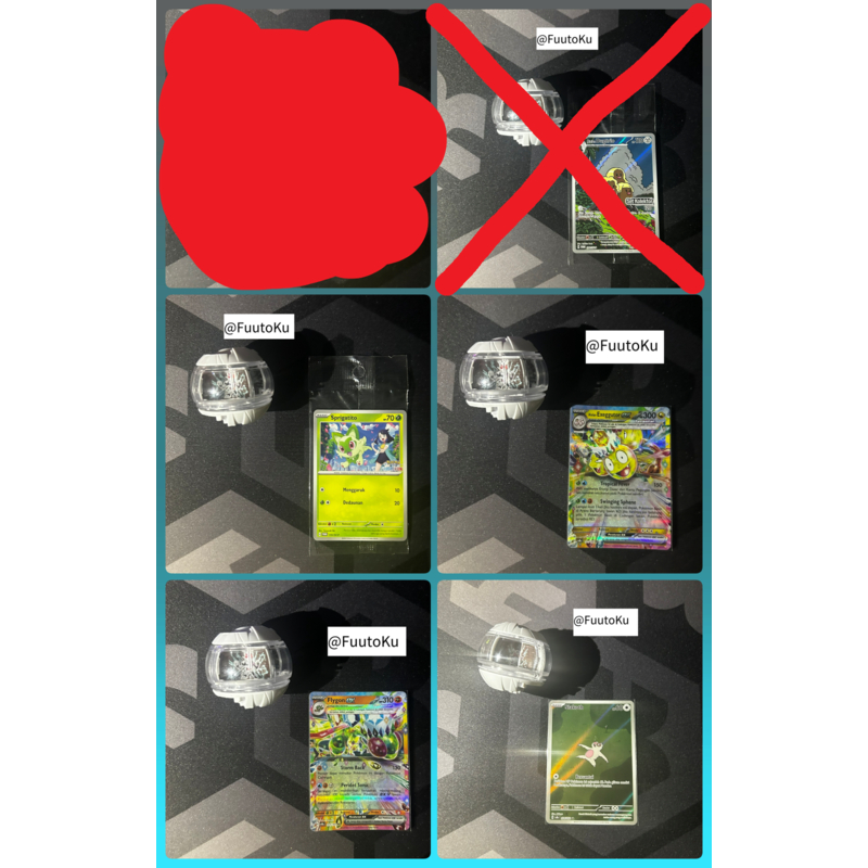 [TCG Pokemon Indo] Sprigatito, Alolan Exeggutor EX RR, Flygon EX RR, Slakoth AR
