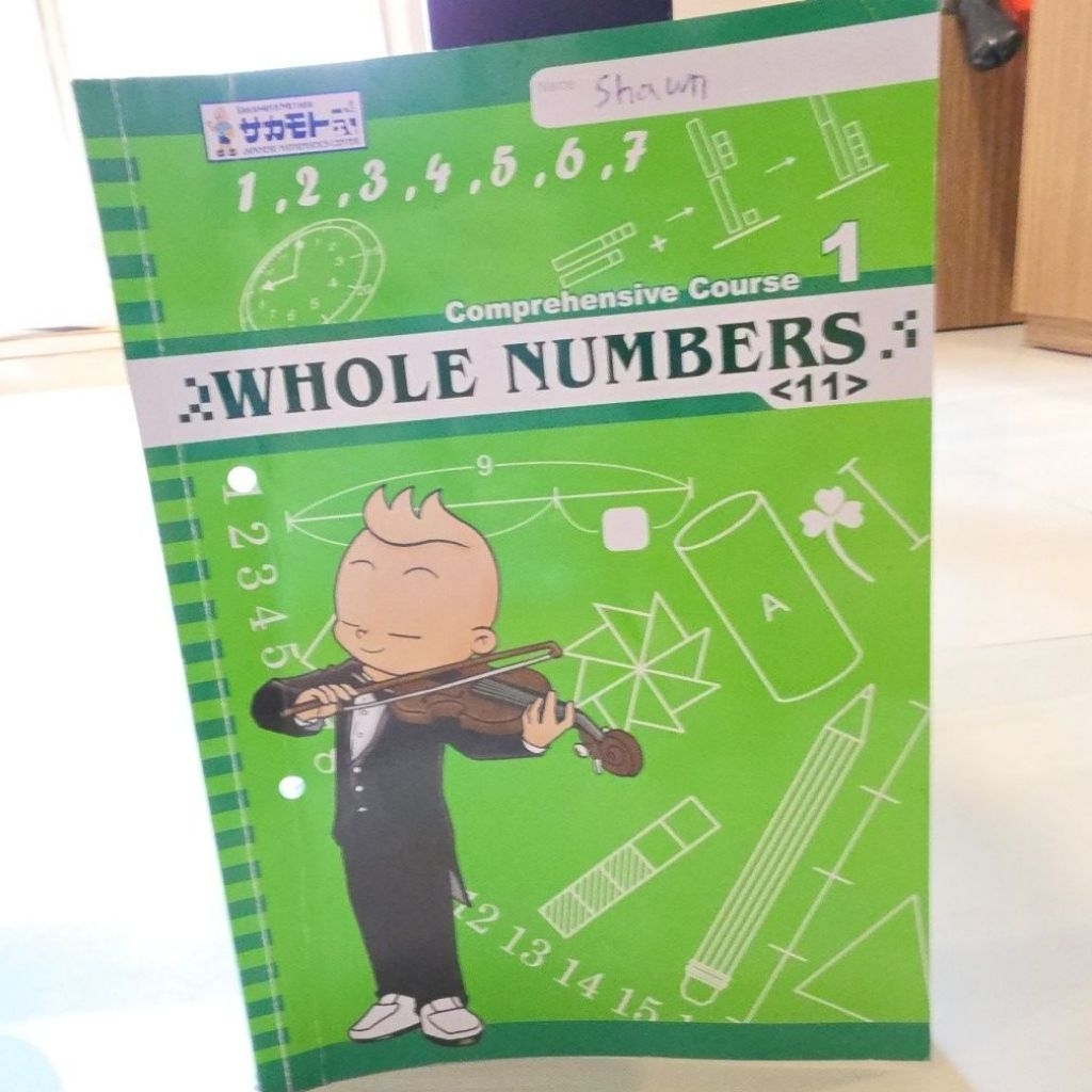 buku sakamoto matematika maths whole numbers 1, 11