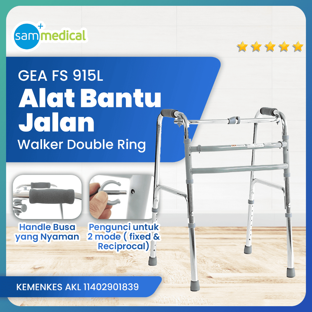 GEA Walker Double Ring - Alat Bantu Jalan FS 915L