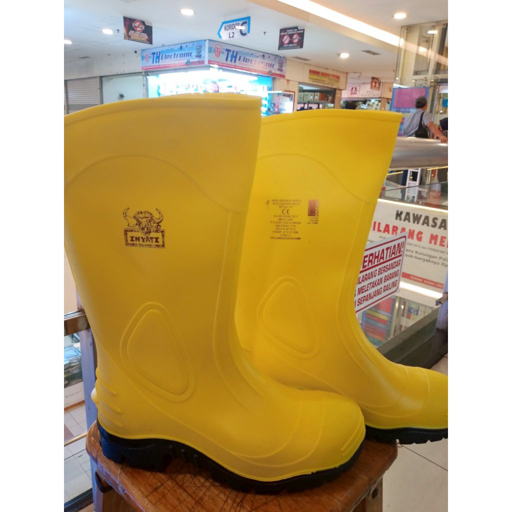 Sepatu Safety Boots Inyati / Wayne Inyati Boots Original