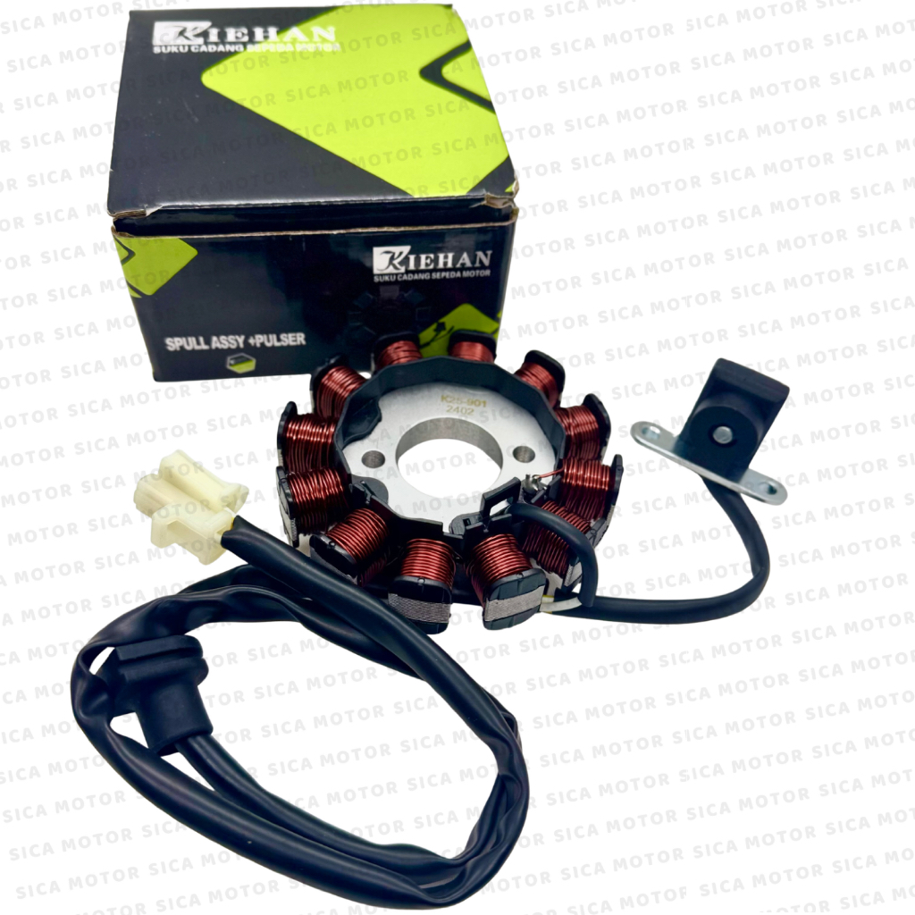 Spul Spull Stator Assy + Pulser BEAT FI / SCOOPY NEW / VARIO 110 FI K25 KIEHAN Motor Honda Injeksi F