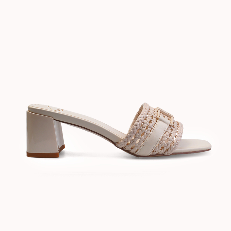 EVB* VEEZY (Beige) - Sepatu Heels Wanita