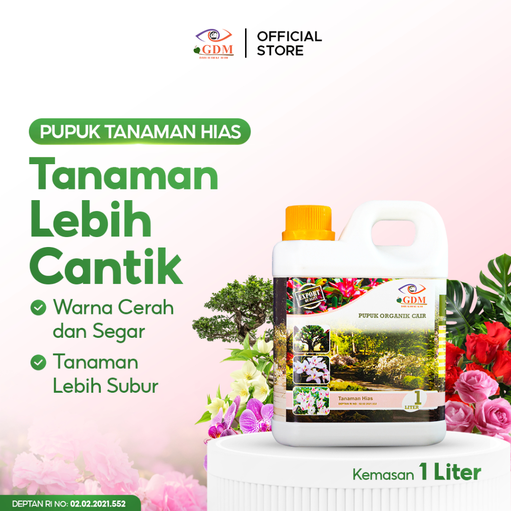 GDM Pupuk Bonsai Organik Cair 1 Liter