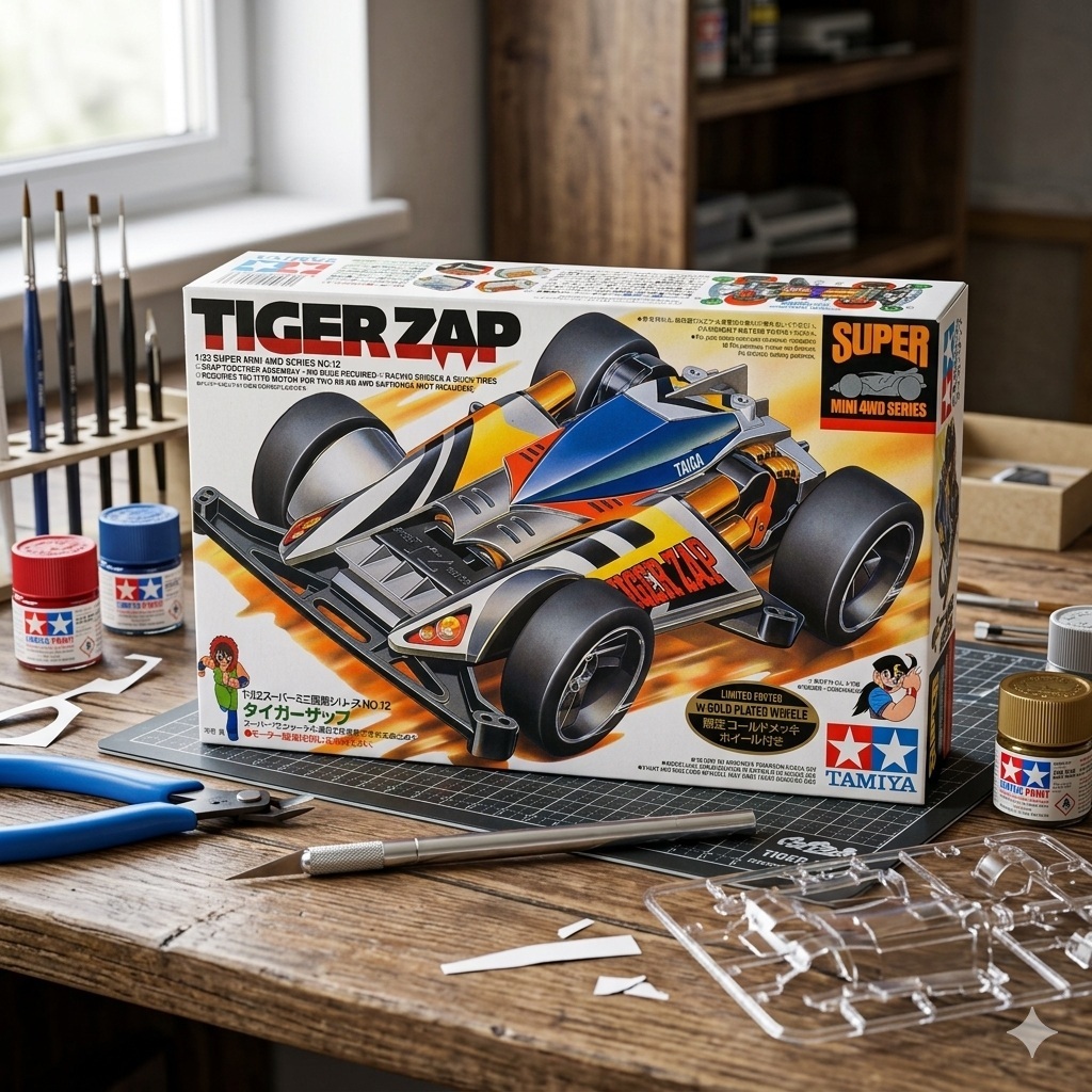 Box Tiger Zap Gold Platted Wheel